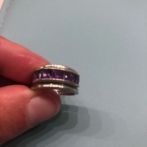 Sterling silver and Amethyst ring